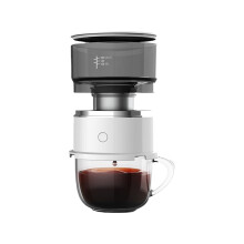 Cafetière électrique portable Fnyoxu à filtre, idéale pour l'extérieur, avec contrôle intelligent de la température et filtre en acier