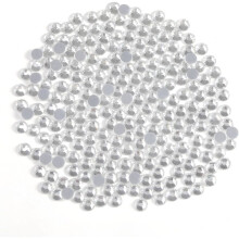 600 pcs Clear Hotfix Rhinestones, SS30, 6.3-6.5 mm for Crafts & Clothing Crystal SS30