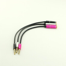 FOR1pcs Gold3.5mm voor Android-telefoon oortelefoon converter adapter naar OMTP audio hoofdtelefoon oortelefoons AUX-kabel