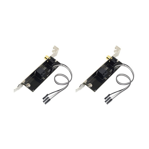 2x24Bit192Khz Κάρτα SPDIF Οπτική και RCA Έξοδος Βάση Καλωδίου Ψηφιακή Έξοδος Ήχου για