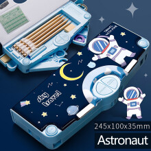 Trousse à crayons multifonctionnelle de grande capacité pour élèves du primaire, avec formes créatives et originales.