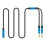 1pc Computer One Minute Two Adapter Cable Dual-Hole Computer Headset Adapter 3