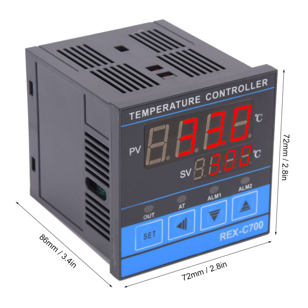 High Accuracy Pid Digital Temperature Controller Rex-C700 0-400C 8101382695562