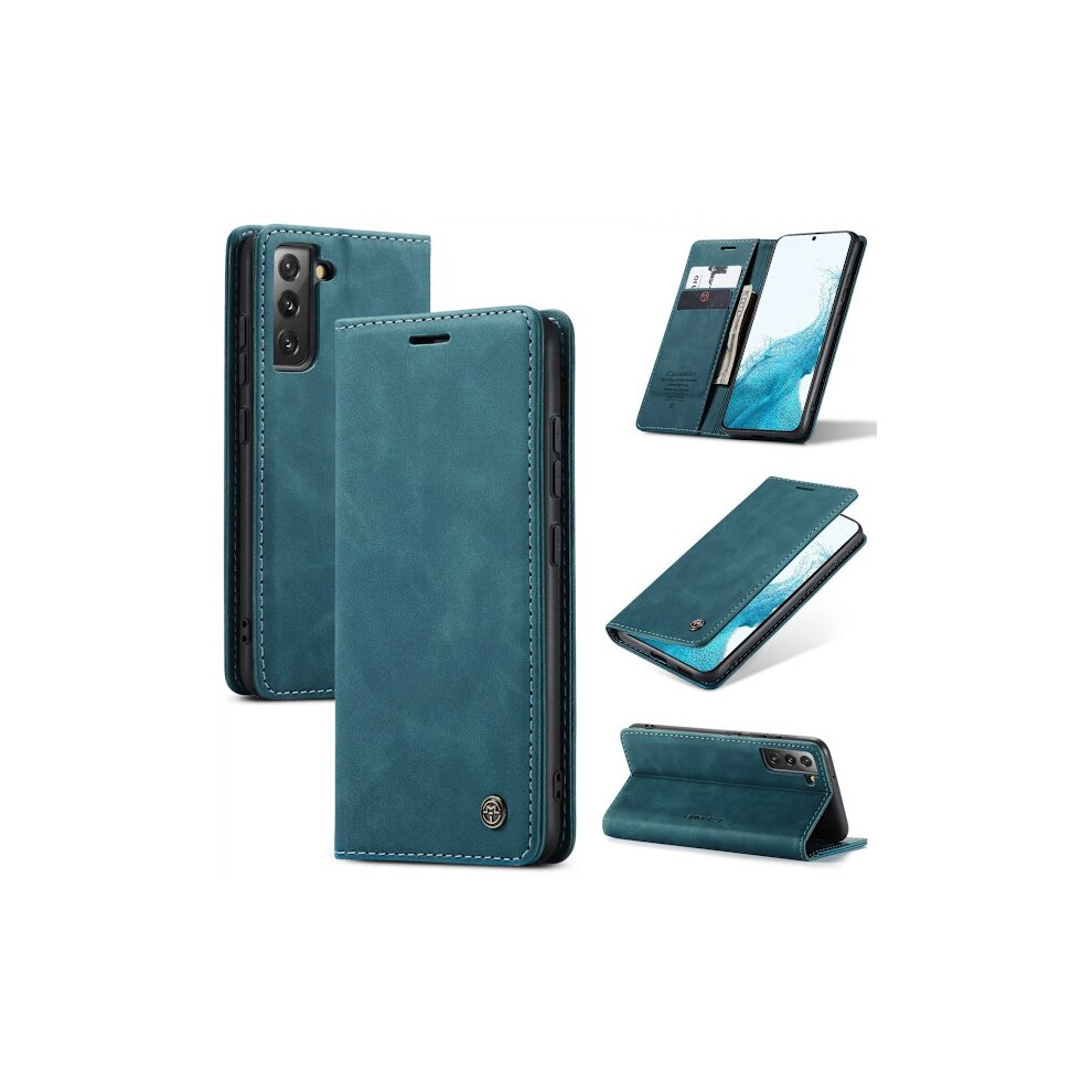 Caseme Slim Wallet Case Compatible With Samsung Galaxy S22 Plus Blue 9083649004623