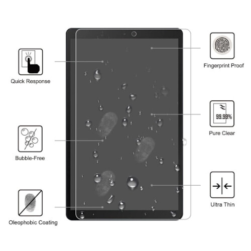 Compatible with Samsung Galaxy Tab A 10.1 2019 - Tempered Glass Screen Protector 1