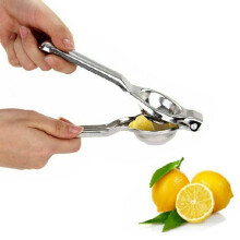 1Pc Lemon Squeezer Lime Juicer Clip Fruit Orange Citrus Manual Stainless Steel Tool