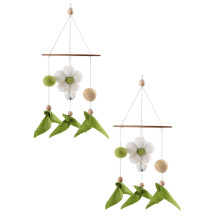 Bee Flower Handmade Woven Bed Bell Baby Bed Bee Bed Bell Children's Room Pendant Wind Chime