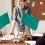 Table Flag Pole Sturdy Flag Holder Table Flag Display Bracket for Office 6