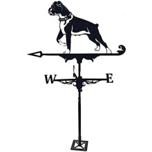 Metal Weather Vane with Wind Direction Indicator, Weather Resistant Garden Decor for Roof or Yard