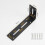 Adjustable Stainless Steel Shelf Bracket with Modern L Shape Design for Wall Mount Support 2