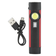 Small Size Rechargeable Led Work Light, Magnetic Base Flashlight Offers Hands-Free Lighting Solutions, 270 Degree Rotary Light For Multi-Position