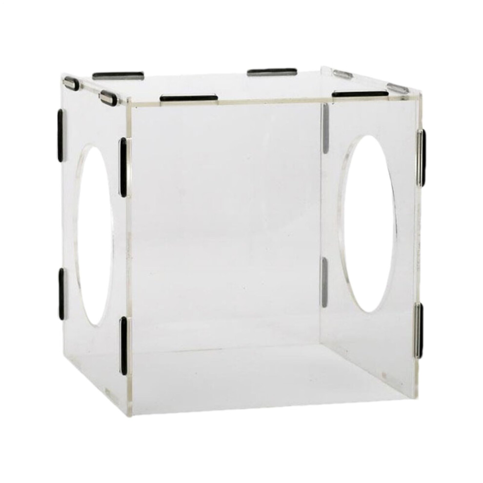 Dust Proof Grinding Enclosure With Clear Acrylic View, 20X20x20cm Bench Grinder Dust Collection Box 9053599429159