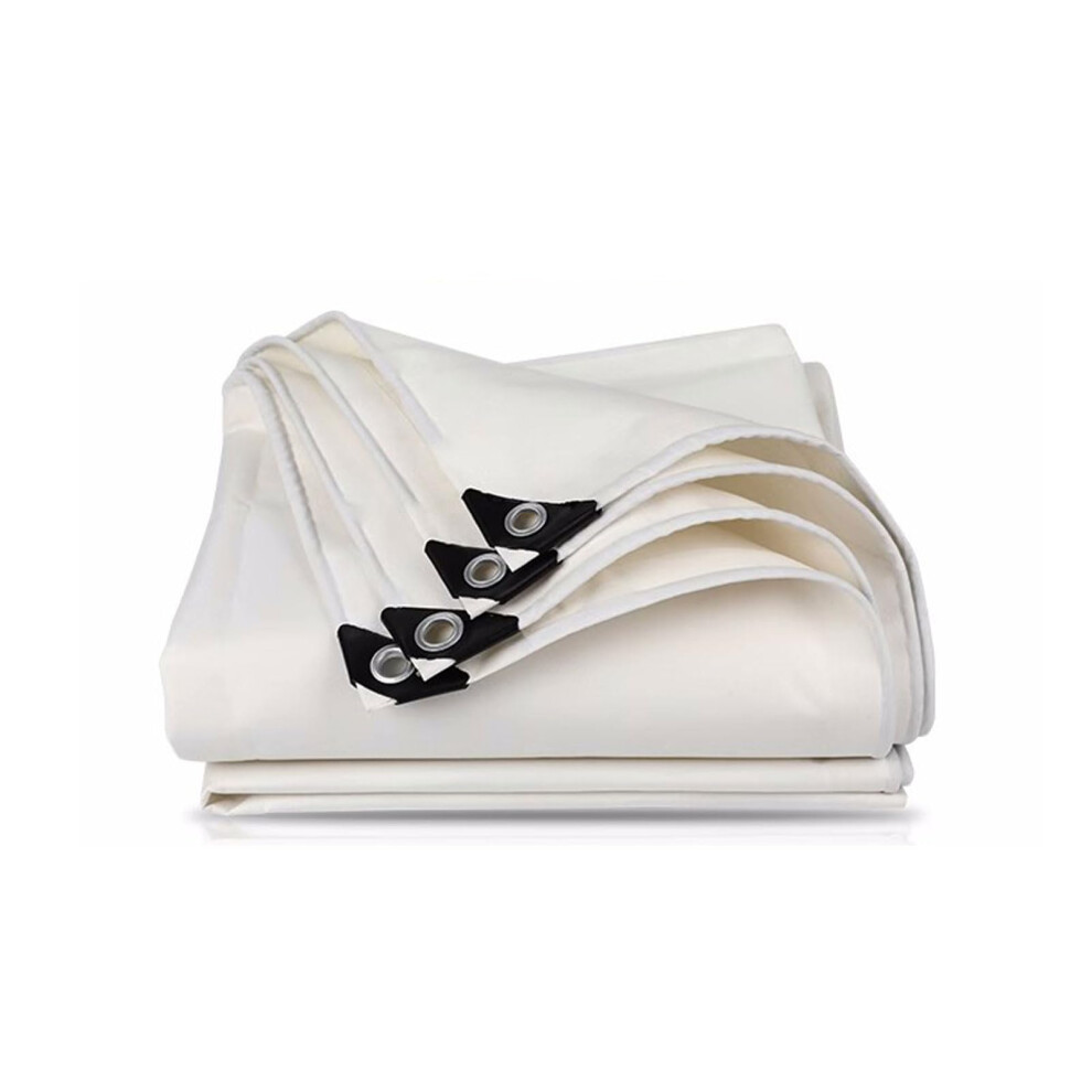 Pvc Tarpaulin Waterproof Heavy Duty 19.7X26.2ft With Reinforced Edges And Grommets For Canopy Pool 9164114662323
