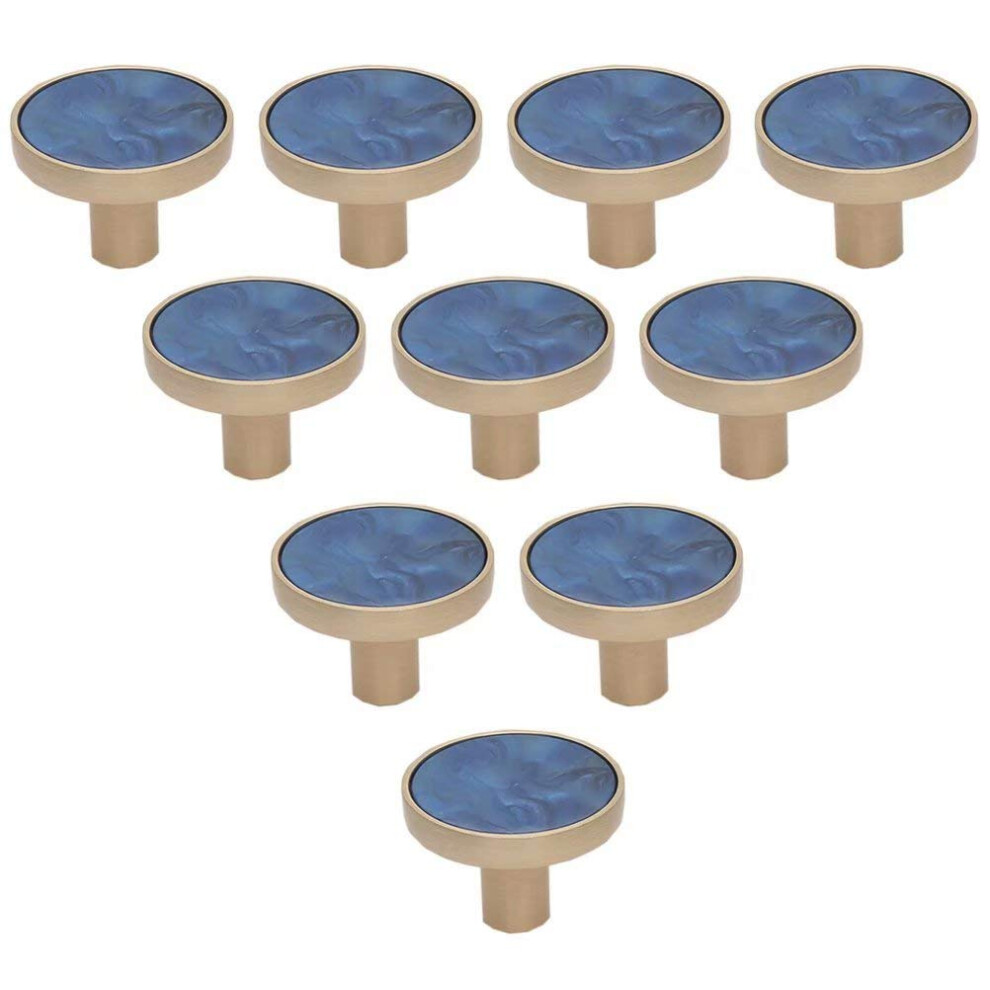 Marble Cabinet Handles With Nordic Drawer Knobs, Zinc Alloy Pulls, 10Pcs Elegant Furniture Hardware 9164114662675