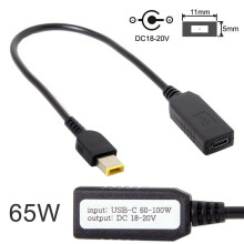 Cabo de ativação do emulador PD USB 3.1 USB-C tipo C para plugue de alimentação retangular de 11,0 x 5,0 mm para X1Carbon