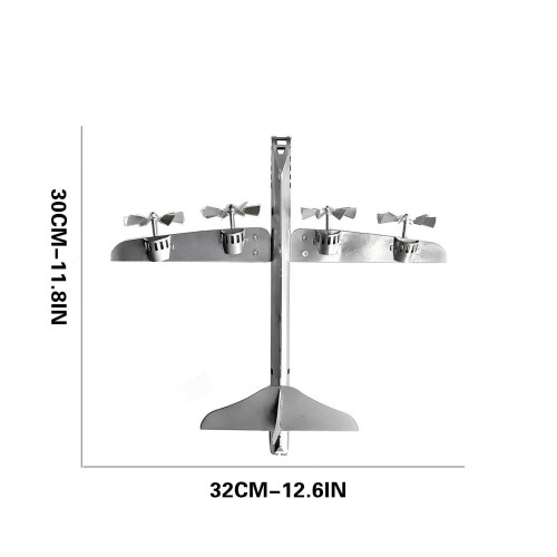 Yonrjhukm Wind Super Fortress Αεροσκάφος Ανεμόμυλος Μεταλλικός Ανεμόμυλος Αιολική Ενέργεια 2