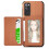 Case for compatible with Samsung Galaxy S20 Fe Rfid Blocking Complete Camera Safety Stand Function Magnetic Card Holder 1
