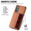 Case for compatible with Samsung Galaxy S20 Fe Rfid Blocking Complete Camera Safety Stand Function Magnetic Card Holder 2