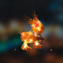 Guirlande lumineuse*1 Liquidation ! Décoration de Noël Guirlande lumineuse LED Pendentif Père Noël Bonhomme de neige Cerf Sapin de Noël