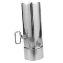 Outdoor Chimney Flue Adjustable Lightweight Metal Temp Resistant Camping Stove Pipe for BBQ