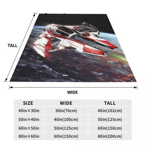 Κουβέρτα Anime Star Wars από μαλακό φανελένιο φλις, 80"x60", για κρεβάτι, καναπέ, ταξίδι, 1