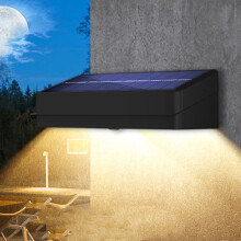 Solar Lights Outdoor 200 LED with Reflector, Solar Motion Sensor Wall Lights, IP65 Waterproof for Garden Patio Yard Deck