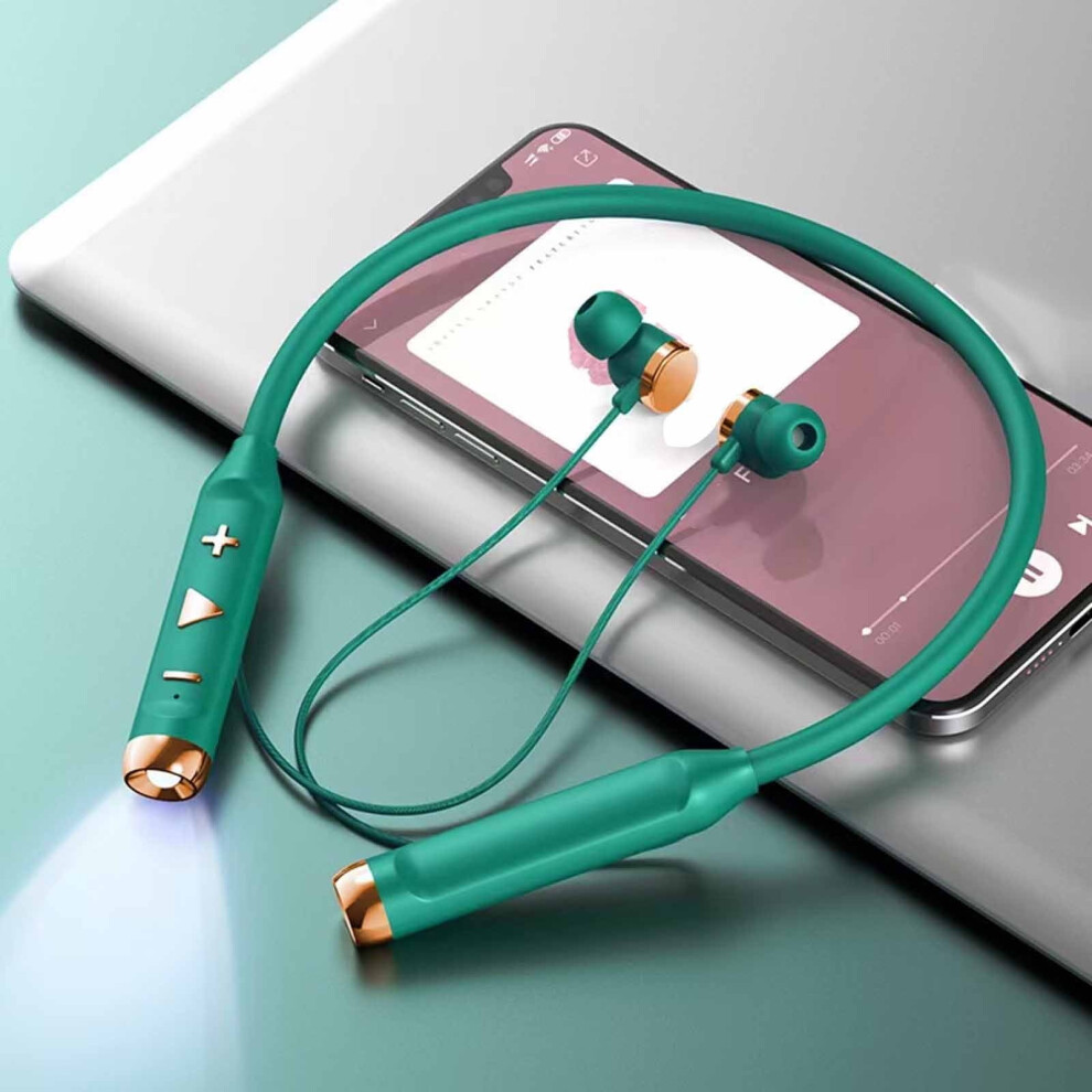 Open-Ear Bluetooth Sport Headphones - Bone Conduction Wireless Neckband Earphones, Hd Stereo, Noise-Cancelling Mic 9071309725469