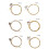 AFQH 7 10 1619 21 24Strings Lyre Brass Strings Set Lyre Harp Nylon String Replacement 4