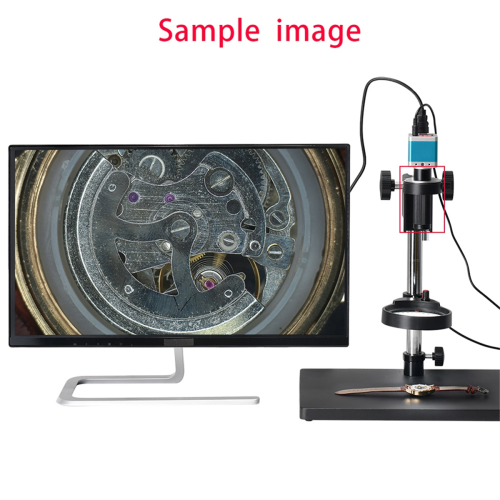 ckepdyeh Industry Video Microscope Camera C Mount Lens 150 Multiples Adjustable Magnification Zoom 150X C-MOUNT 1