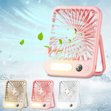 maxiaoxia New Lightweight Wall-mounted Foldable Fan Dormitory Silent Mini Desktop Fan for Traveling Sports Office Indoor Outdoor
