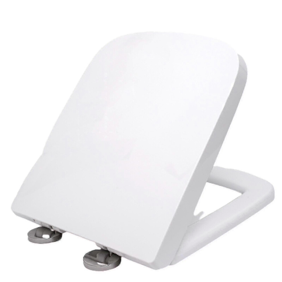 Heavy Duty Square Toilet Seat Soft Close Quick Release Top Fix Hinge 9071309728248