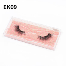 Nvzi -b 1 Pairs Wispy Mink Lashes Fluffy Eye Lashes Natural Look Volume Fake Eyelashes，BK09