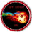 Flaming Soccer - Topper - 7.5" round 1