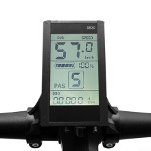 S830 Vedenpitävä LCD-näyttö sähköpyörään eBike-skootteriin 36/48V