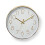 Nedis Wall Clock | Diameter: 300 mm | Plastic | Gold / White 2