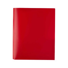 Cartella a due tasche con tre fori, chiusura a spillo, formato lettera, extra resistente, colori assortiti.
