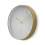 Nedis Wall Clock | Diameter: 300 mm | Plastic | Gold / White 3