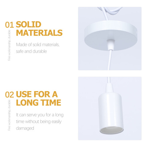 Kit de suspension pour ampoule Edison avec support de fil Eease (blanc) 1