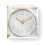 Nedis Wall Clock | Diameter: 300 mm | Plastic | Gold / White 4