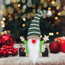 Offres du Cyber Monday 2024 : Viflosae Gnomes de Noël en bois, décorations de table, de bureau et de sapin, compatibles avec les décorations de