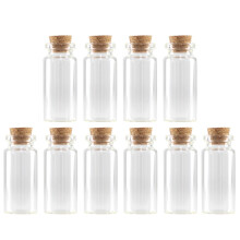 Lot de 100 bouteilles en verre Ă bouchon Ă pression, contenants de rangement, mini-bouteilles de conservation avec couvercles, bouteilles