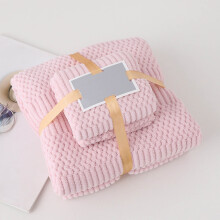 Offre spéciale printemps : CRAMAX Nouvelle serviette de bain Jixiangge corail en peluche, ensemble de serviettes de bain, cadeau de remerciement,