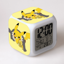LED-Wecker mit Pokémon-Motiv – Leuchtender digitaler Tischwecker, kompatibel mit HTNL#276, farbenfrohes Geschenk für Kinder und Erwachsene
