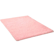 Jygee Living room Bedroom Rug Antiskid Soft Floor Mat Washable Bedside Long Carpet Yoga Hair Cartpet Water Pink 50*80cm