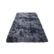 Tapis de couloir doux et moelleux 80 x 160 cm, tapis shaggy duveteux pour chambre, salon, chambre d'enfant, gris foncé, ne perd pas ses poils