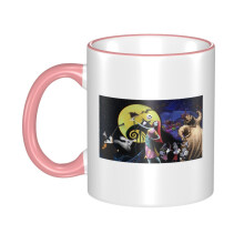 Mug en céramique double face « L'Étrange Noël de Monsieur Jack », idéal pour le bureau ou comme cadeau
