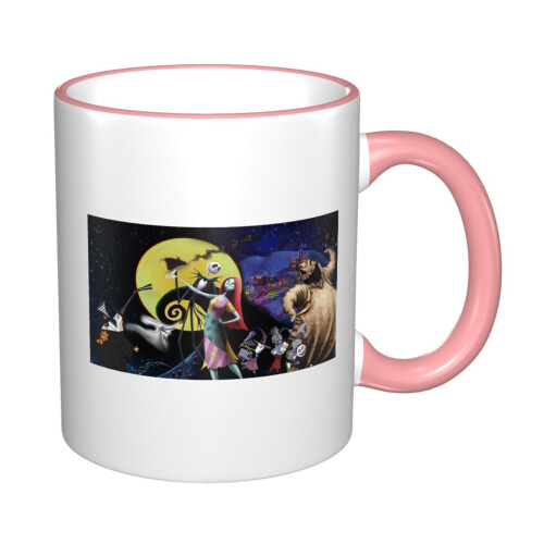 Nightmare Before Christmas Kaffee-/Teebecher, doppelseitig, Keramikbecher, Bürobecher, Geschenk 2