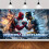 Deadpool vs Wolverine feestartikelen, decoratie, achtergrondbanner 5x3ft 6