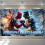 Deadpool vs Wolverine feestartikelen, decoratie, achtergrondbanner 5x3ft 8