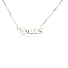 Worallymy12 Sternzeichen-Anhänger-Halskette, passend zum Stier-Anhänger, Geschenk für Verliebte, Silber, mit Präsentationskarte